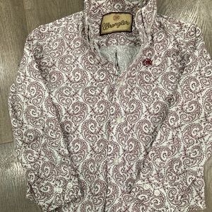 Wrangler boys toddlers western long sleeve shirt size XS regular size 3 - 4 yrs